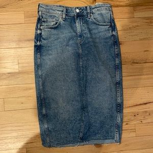 H and M Denim Skirt